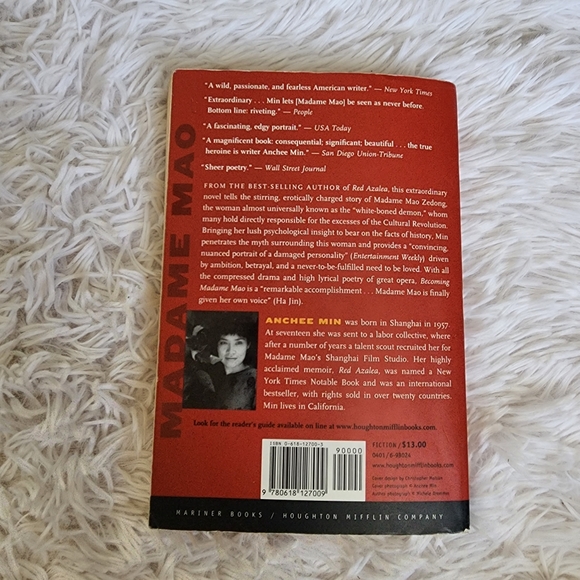 ♠️10/$10♠️ Becoming Madame Mao by Anchee Min - Picture 4 of 4
